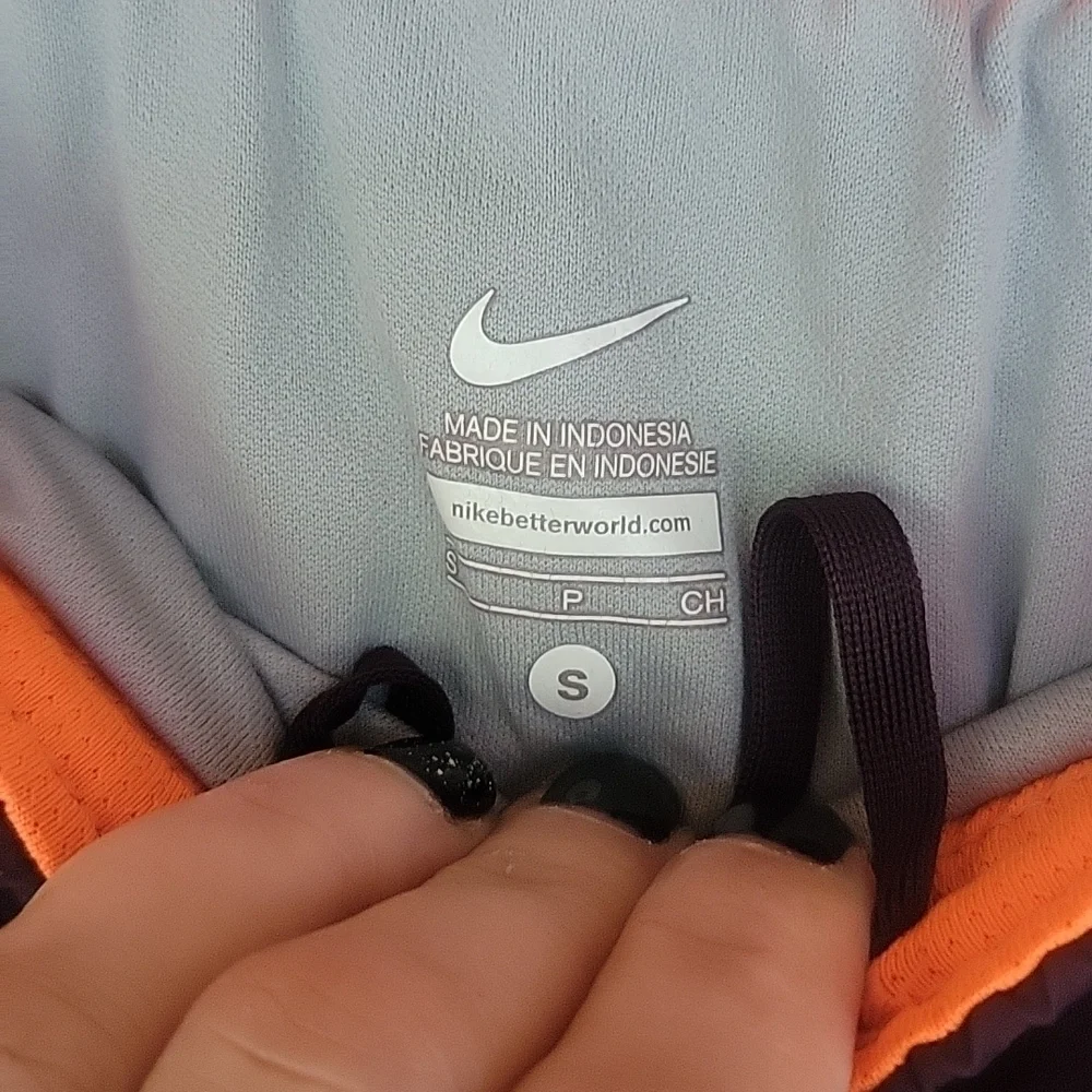 Nike Running Shorts Maroon with Orange Trim Size Small